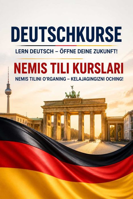 Nemis tilini o'rganing va Germaniyaga yo'l oching!