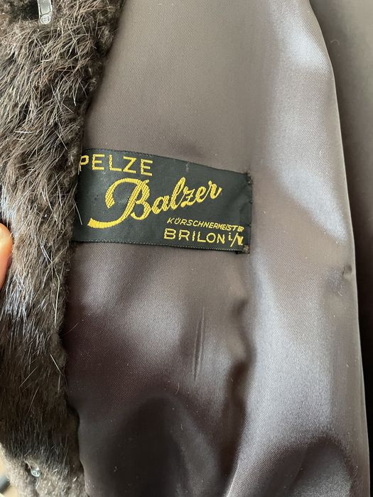 Palton blana naturala de la pelze balzer brilon
