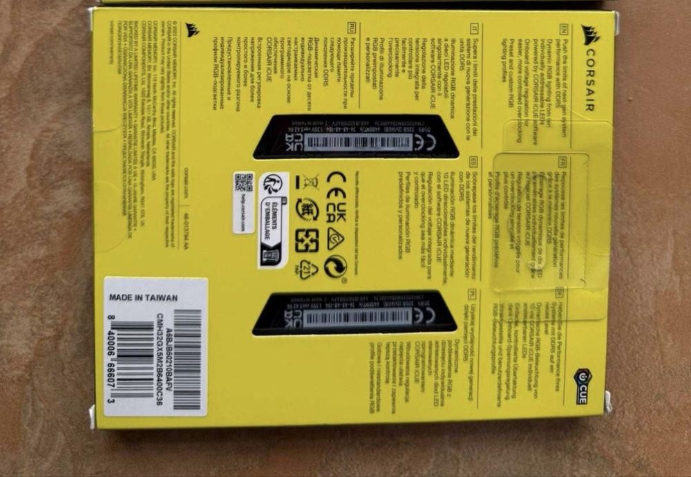 Memorie Corsair Vengeance RGB 32GB DDR5 6400MHz CL36 Dual Channel Kit