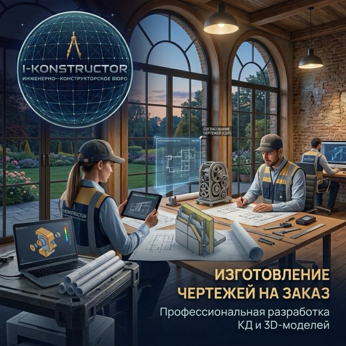 Чертеж на заказ - 3D моделирование - Услуги инженера конструктора