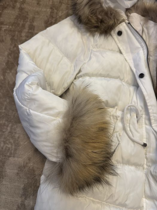 Дамска парка с естествен пух