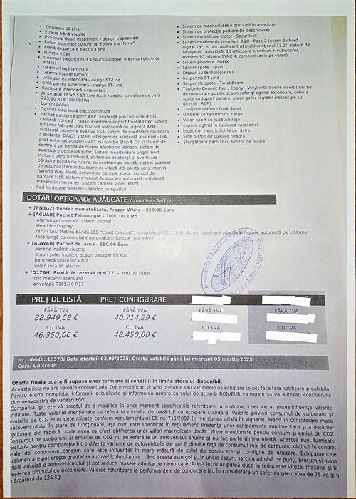 Ford Kuga IMPECABIL, in garantie inca 4 ani si 2 luni, nivel echipare ST line X +dotari optionale, duratec phev 243 cp at 18.300 km.