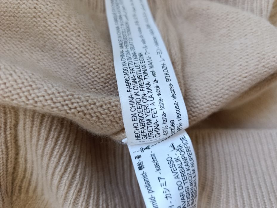 Pulover Massimo Dutti M amestec lana și casmir