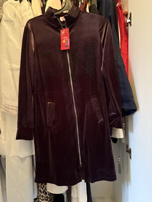 халат велюровый женский