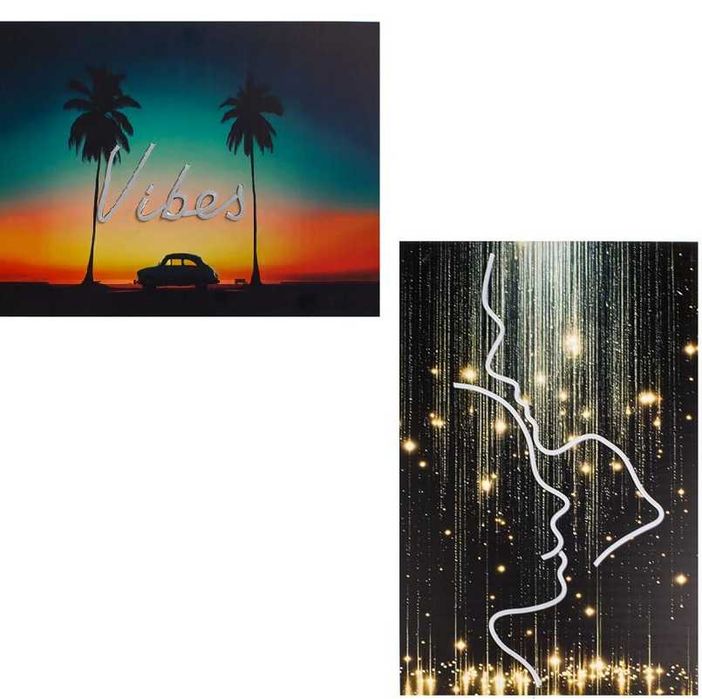 Декортивна светеща неонова картина Mercado Trade, Различни модели