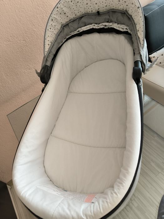 бебешка количка 3в1  Loreli Crista -столче за кола, зимен и летен кош