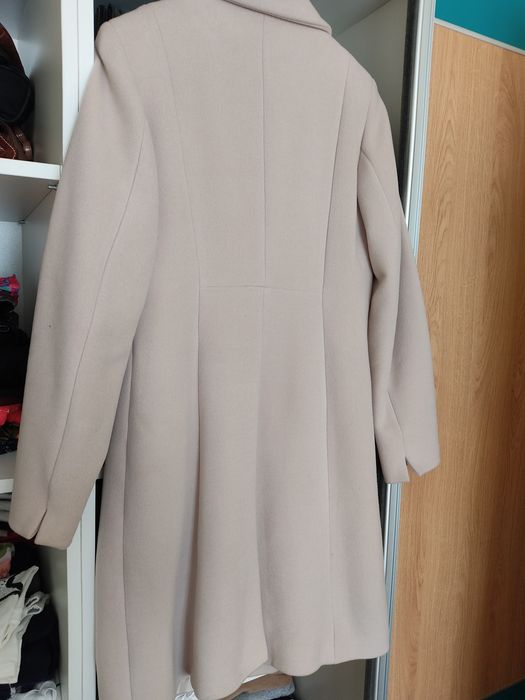 Палто Avenew, сиво, вълна