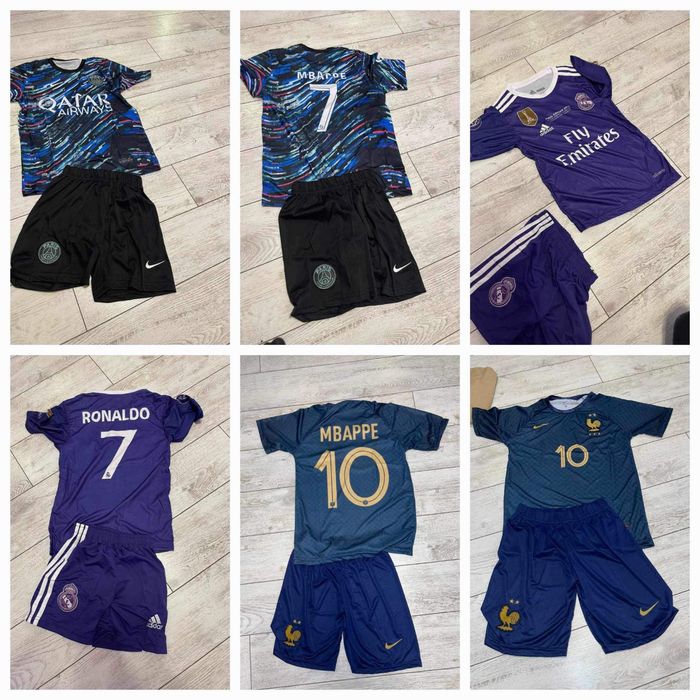 Футболни екипчета на едро