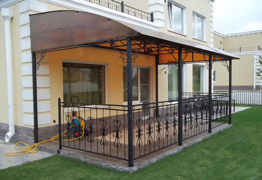 Ворота, решётки, навес, ограждения, козырёк, перила