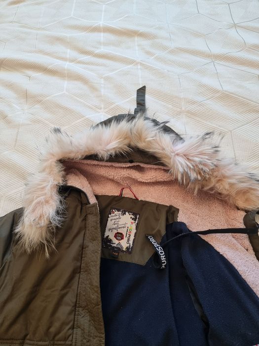 Тёплая парка на 140 см
