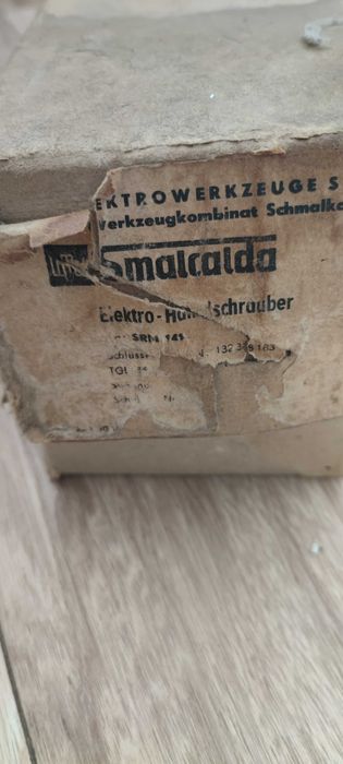 Електрическа реверсивна отвертка SRM 141" Smalcalda DDR"