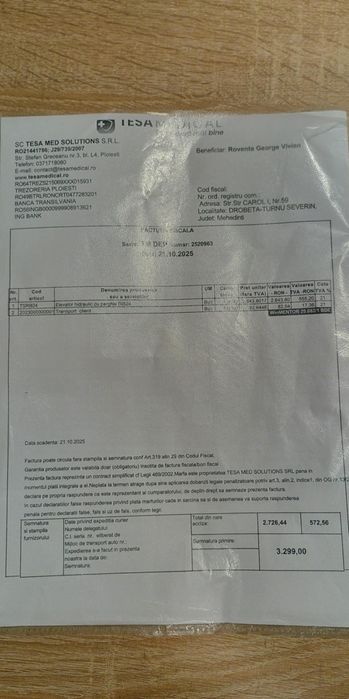 Macara electrica pentru persoane cu dezabilitati