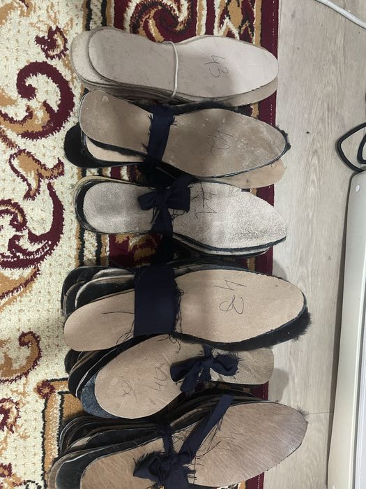 Продвм стелки коженные и с мехом