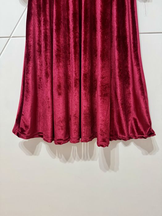 Rochie midi catifea NOUA