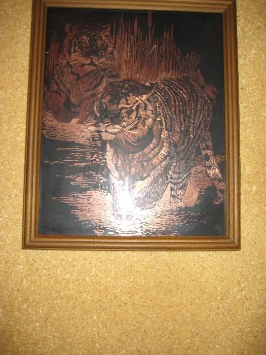 Картини-гравирани медни 2бр-100лв