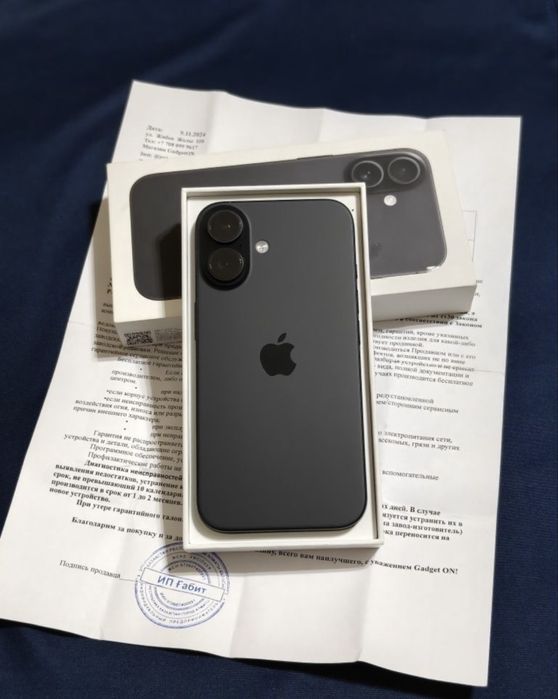 СРОЧНО iPhone 16 black новый!!