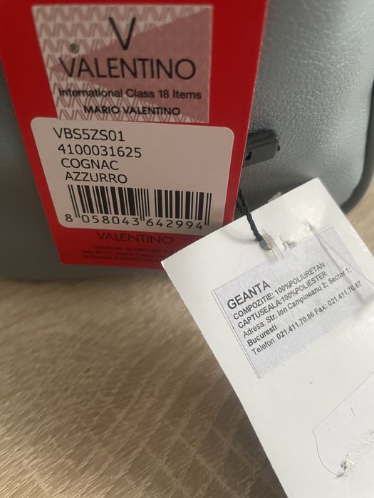 Geanta Valentino Cognac Azzuro