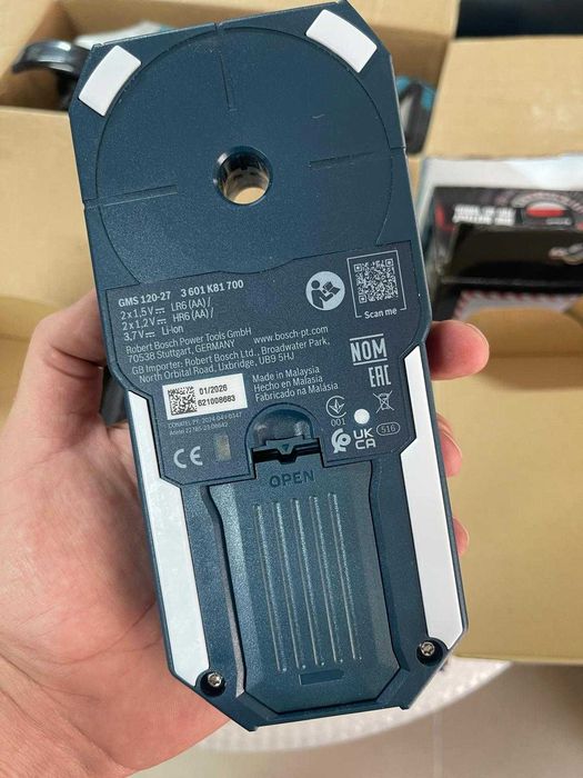 Scanner de perete Bosch GMS 120-27 120 mm | In cutie de carton original