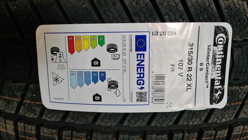 Anvelope NOI iarna CONTINENTAL WinterContact 8S XL FR 315/30 R22 107V