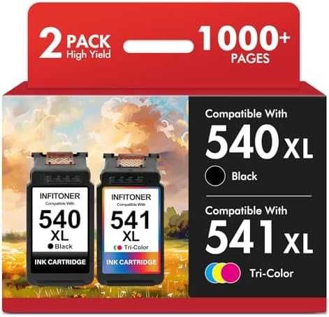 Нови 540XL 541XL мастилени касети за Canon Pixma TS5150 TS5151 MG3650S принтер тонер мастило печат