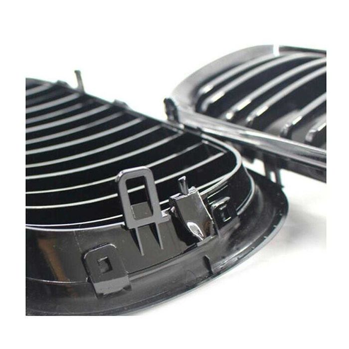 Двойни бъбреци за BMW X5, X6,X5 E70 / X6 E71. Черен Лак