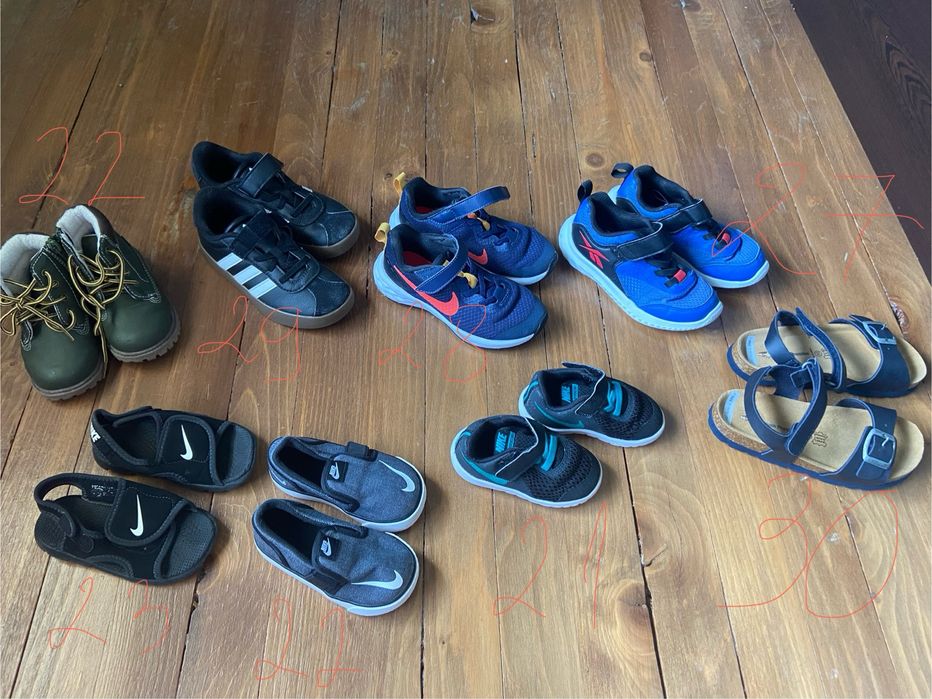 Детски обувки Nike, Adidas, Reebok, Timberland