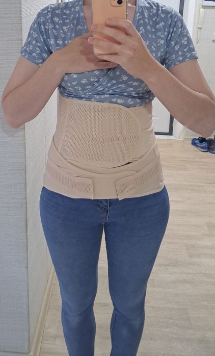 До и Послеродовой бандаж