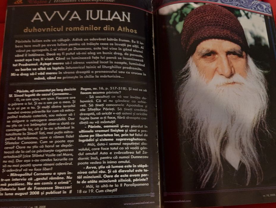 Revista Lumea monahilor, nr18/dec2008