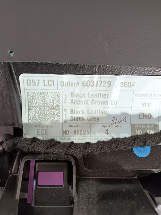 Plansa de bord bmw x5 x7 lci 2023 facelift