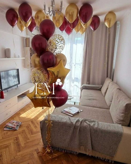 Baloane cu Heliu - Camera Bebelus Nou Nascut / Zi de nastere / Majorat