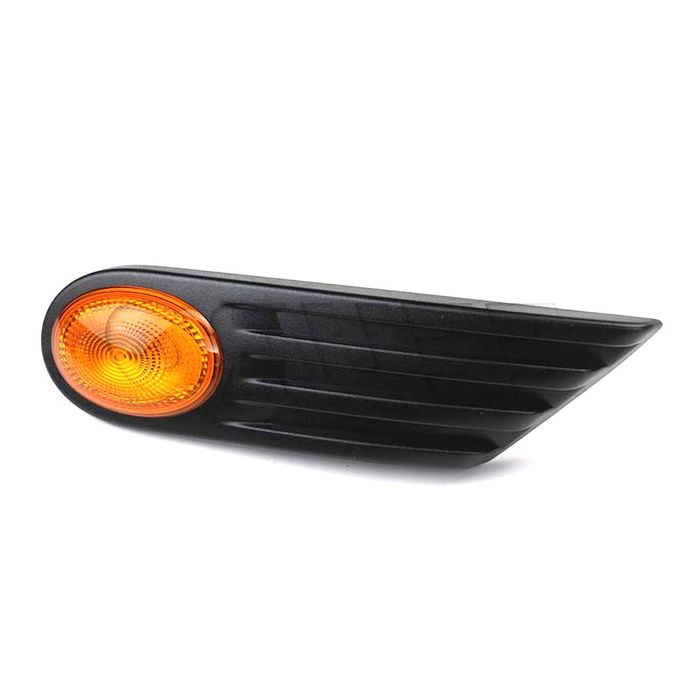 Lampa semnalizare laterala Mini ONE/Cooper/Clubman/ Clubvan/Coupe/Roadster/CabRio, 07.2007-2015, partea stanga/dreapta, portocalie, cu soclu bec, cu rama, OEM/OES