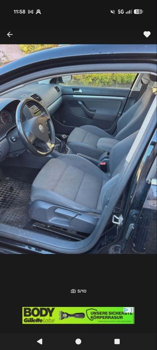 Vw golf 5 2007 1,4