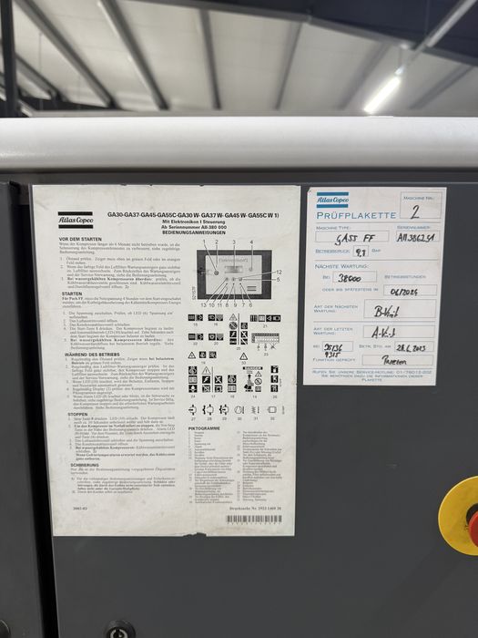 Compresor 55kw Atlas Copco