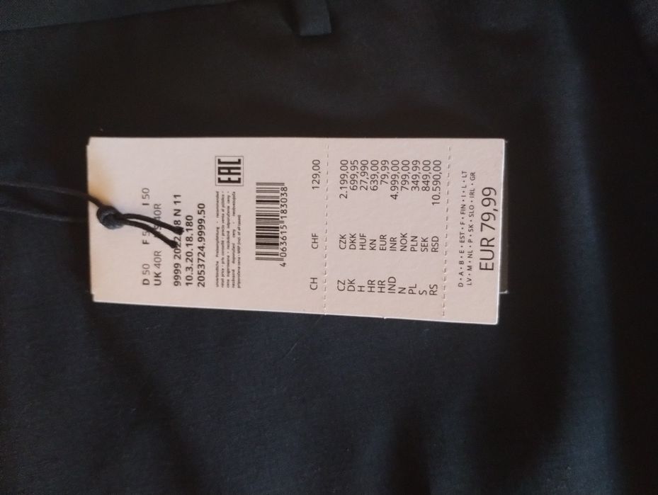 Pantaloni eleganti S.Oliver noi cu eticheta si pantaloni Christian Berg