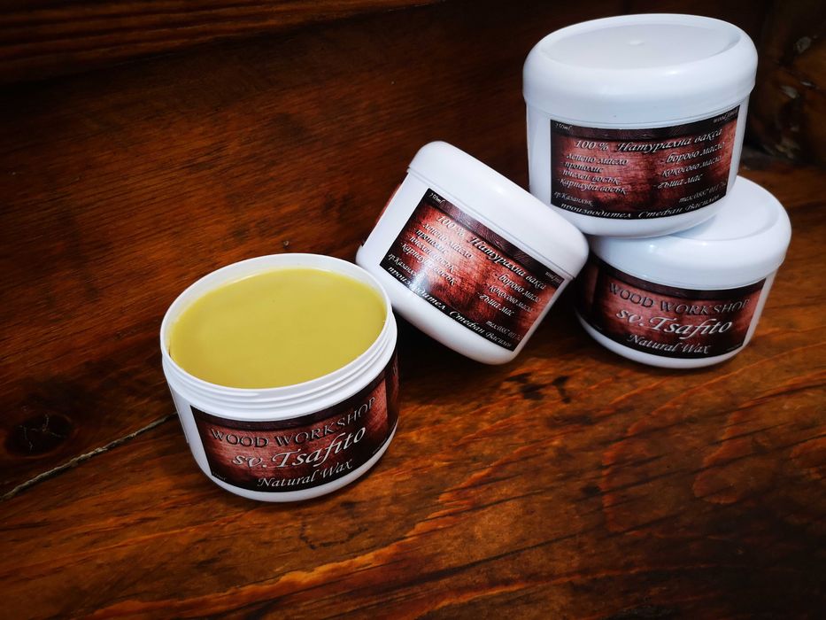 Вакса за дърво - 100% натурална