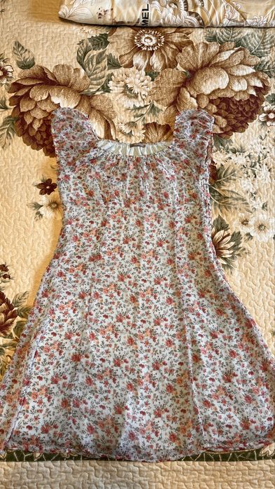 Платье летнее в цветочек