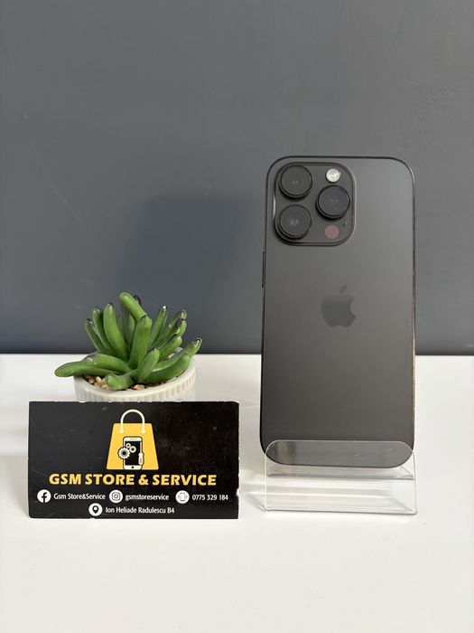 Iphone 14 Pro 128Gb Black 2 Ani Garantie Gsm Store&Service