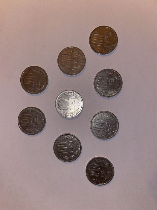 Monede 100 lei (1992, 1993, 1994)