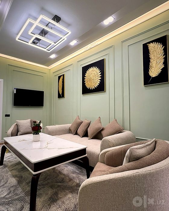 Samarqand, Gagarin — 103 m², 3 xonali, mebelli kvartira