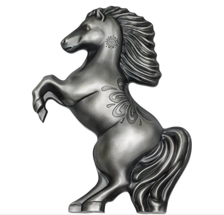 The Royal Tudor  Beasts-Queen’s Lion/Year of Horse 1oz 2026 Antiqued