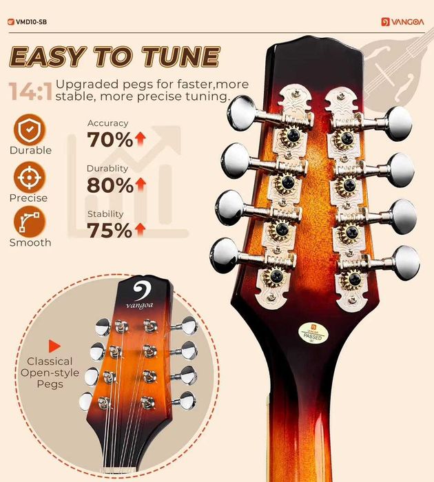 Mandolina Vango VMD10-SB + Accesorii - OBIECT NOU - FRESH Galati