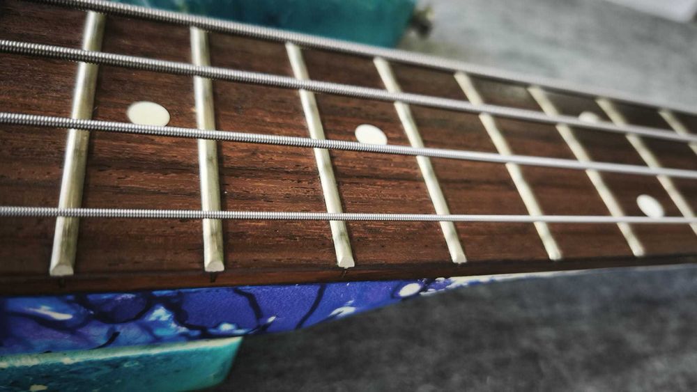 Chitara electrica bass ARIA Pro II - Made in JAPAN - toc - SWIRL - Garantie