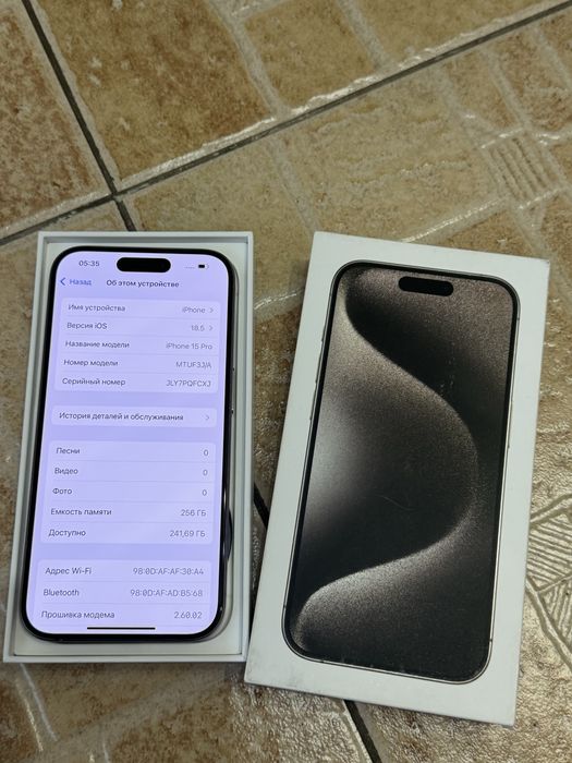 iPhone 15 Pro 256GB. В Идеале! 10/10.