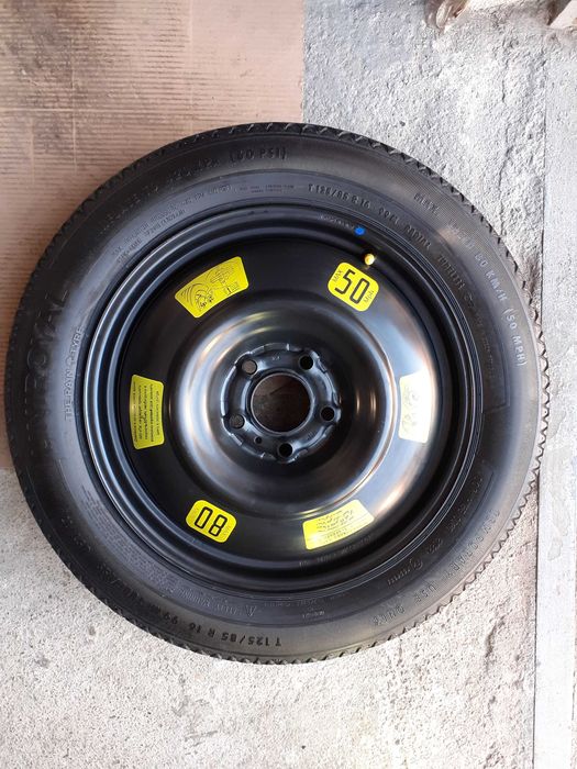 Roata rezerva SLIM R16 PEUGEOT 508, 308, 407,CITROEN C4, C5, DS3,OPEL Astra L