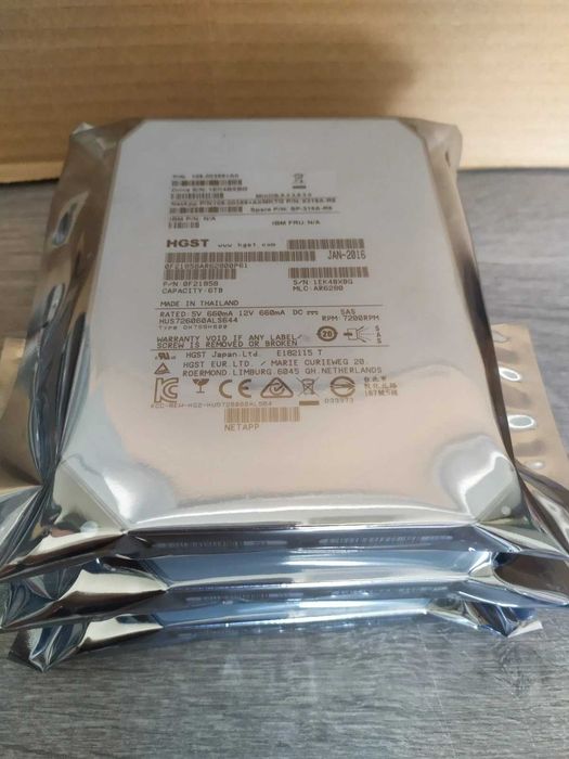 Твърд диск Hard disk drive SAS HGST Ultrastar He6 6TB