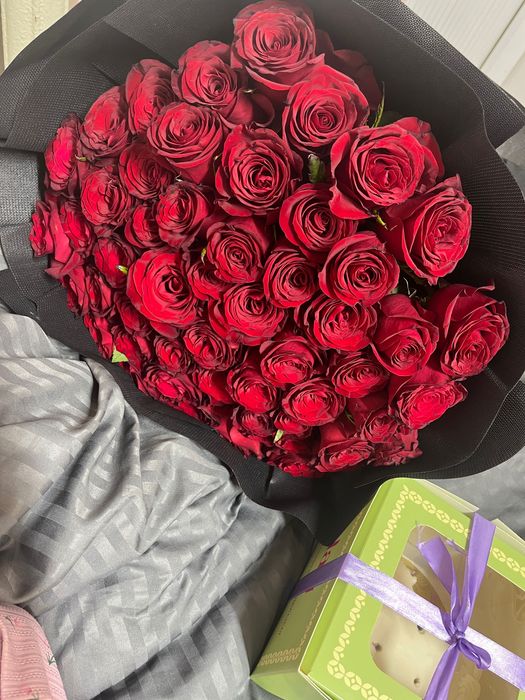 Цветы розы свежые