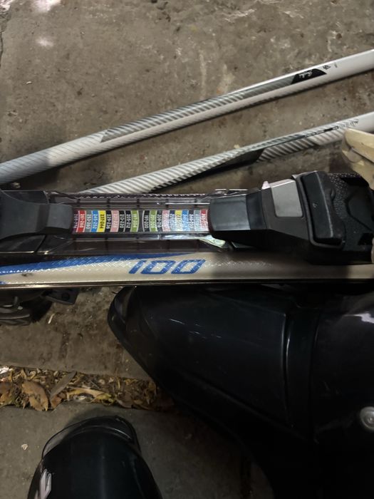 Детски ски Salomon + щеки + обувки