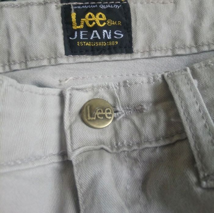 Нови джинси Lee jeans, бежови