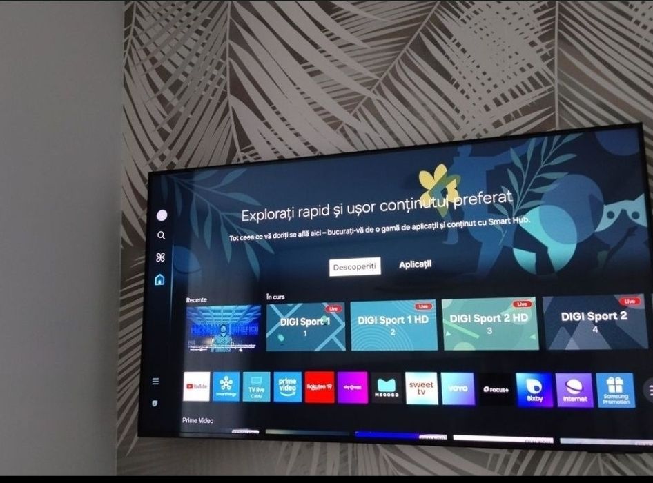 Televizor nou SAMSUNG 138 cm 55" 55 inchi Smart 4K Ultra HD