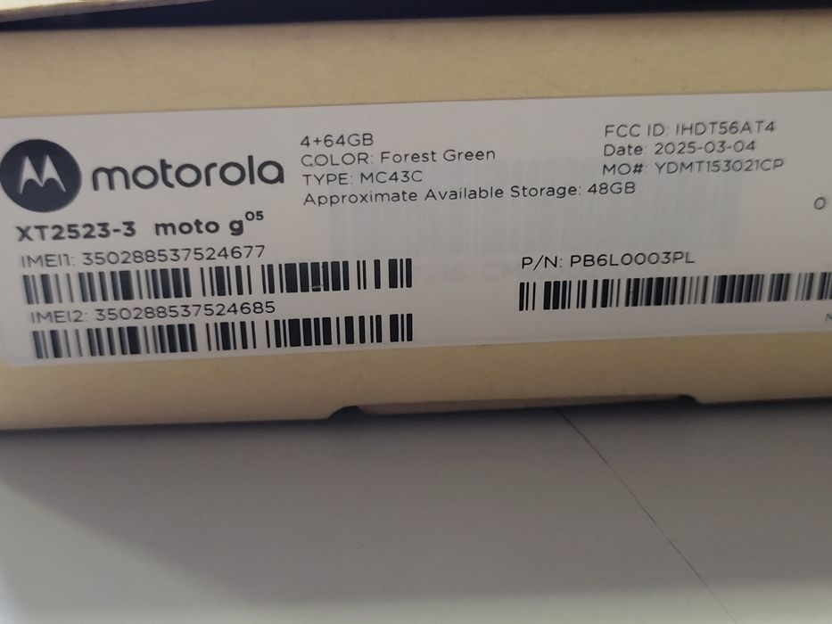 Motorola g05 Cutie FullBox Impecabil Nou Poze Reale